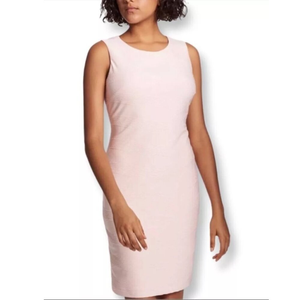 NWT Tommy Hilfiger Pink Sleeveless Above the Knee Shift Dress